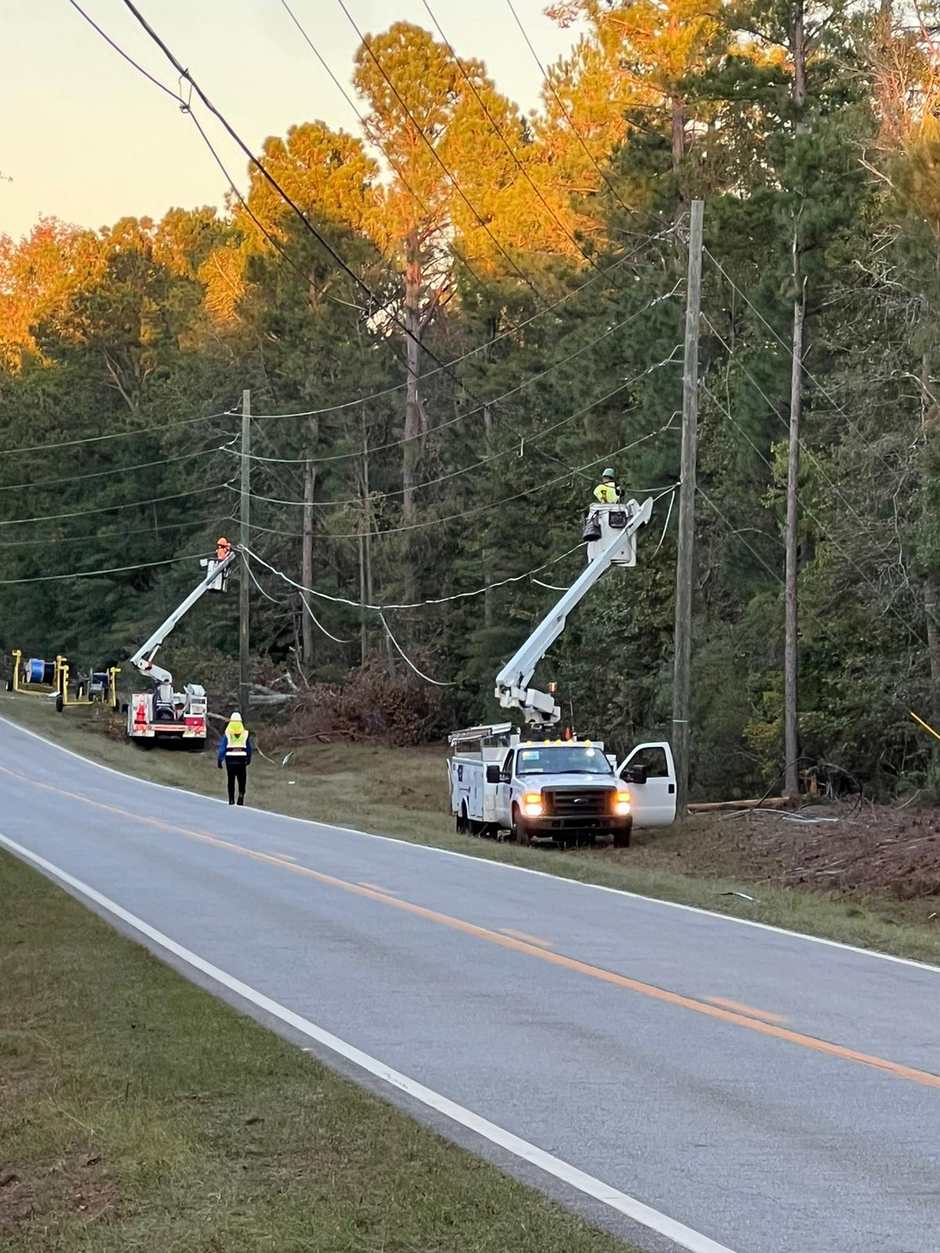 Restoring aerial infrastructure in the Southeast